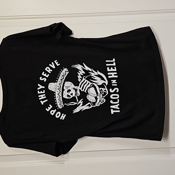 Serve Tacos in Hell tshirt design on back XL - Picture 2 of 3